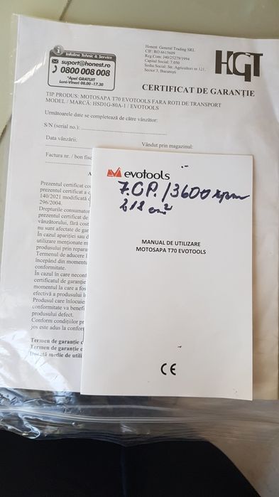 Motosapă T70 EVOTOOLS