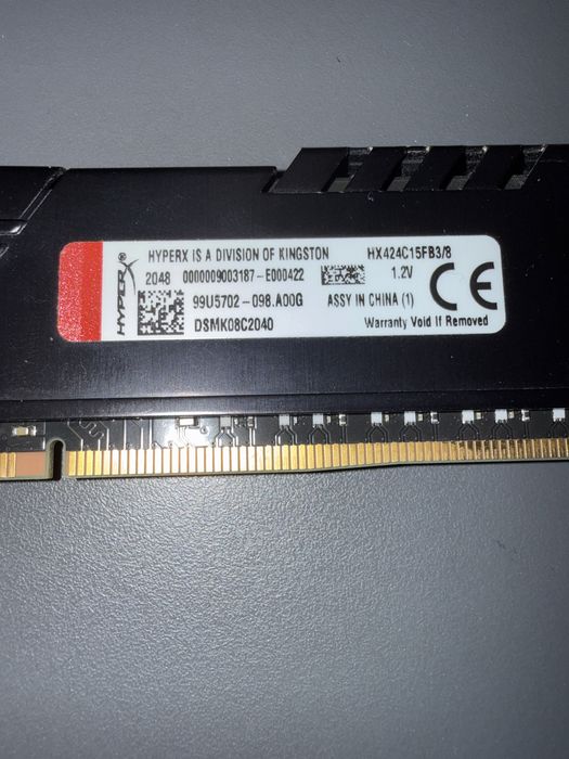 RAM ddr4 HYPER X Fury