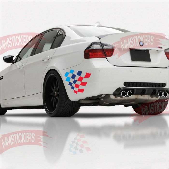 BMW FLAG Стикер за BMW автомобил