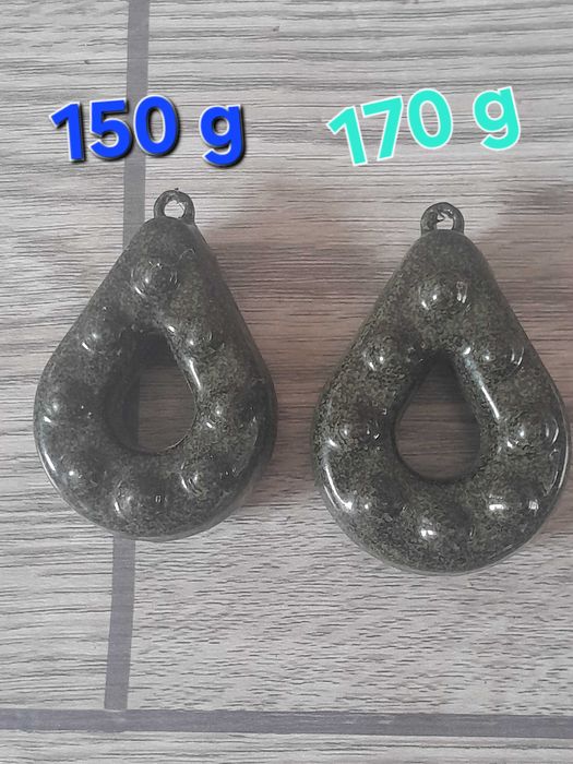 Plumbi de pescuit de diverse forme si greutate