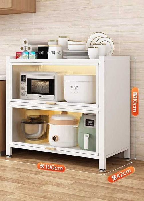 Стальной сервант для кухни/Po‘lat ovqat xonasi javoni