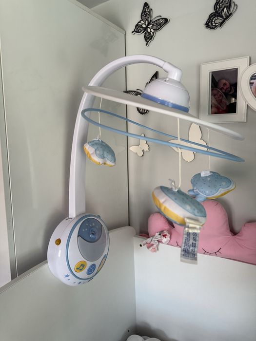 Музикална въртележка- прожектор Chicco - Magic Stars, Boy