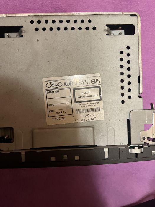 Radio ford fiesta 2007