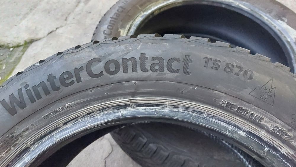 Зимни гуми 205/55/16 Continental WinterContact TS870 2 броя