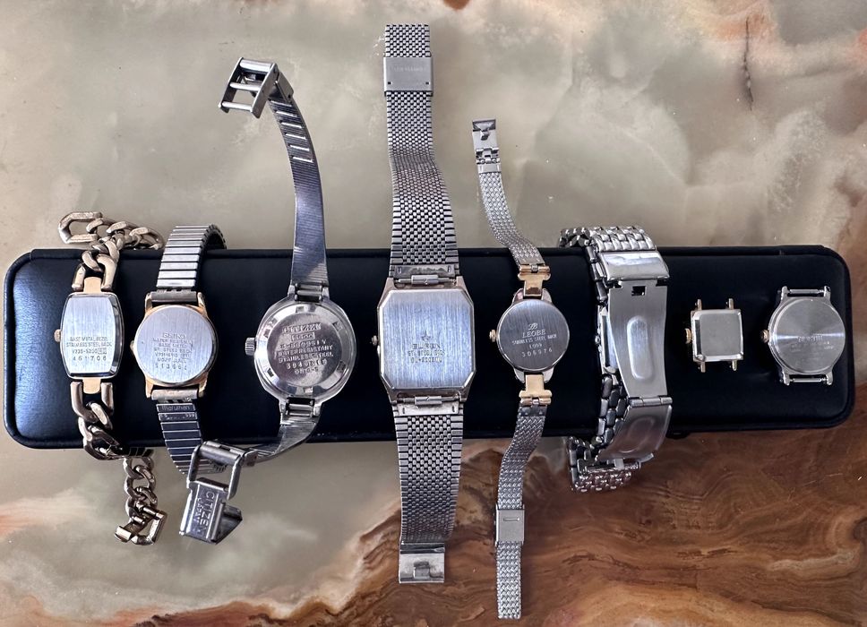 Ретро часовници Seiko, Citizen, Buren и др. Винтидж японски и швейцарски модели