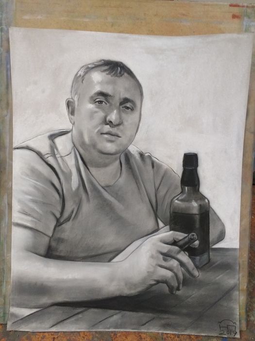 Портрети по снимка / Сух пастел