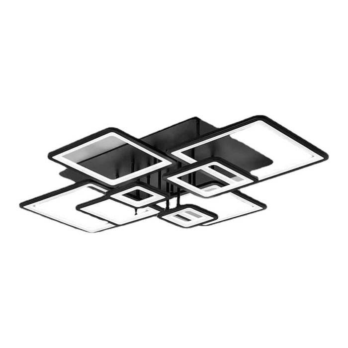 Trandafi LED 8876 / 8BK LED полилей с дистанционно управление, Черен