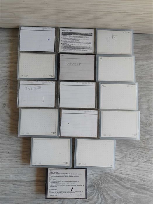 Lot mini casete video