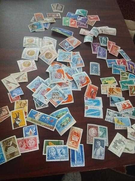 Lot timbre si colite romanesti 1957-1980