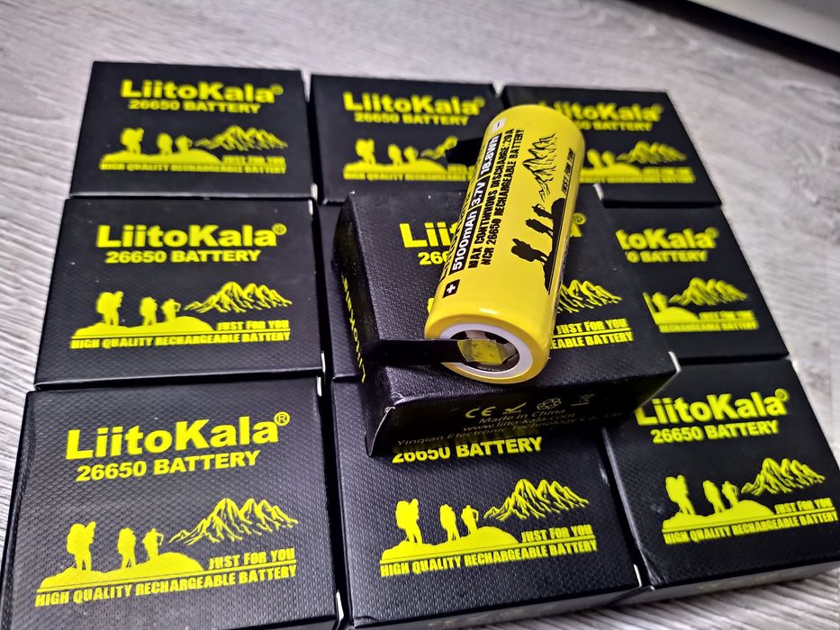 Acumulatori Liitokala Cu Lamela Lii-51S 26650 / 5100mAh / 20A