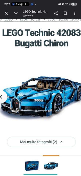 Vand lego bugatti chiron 42083