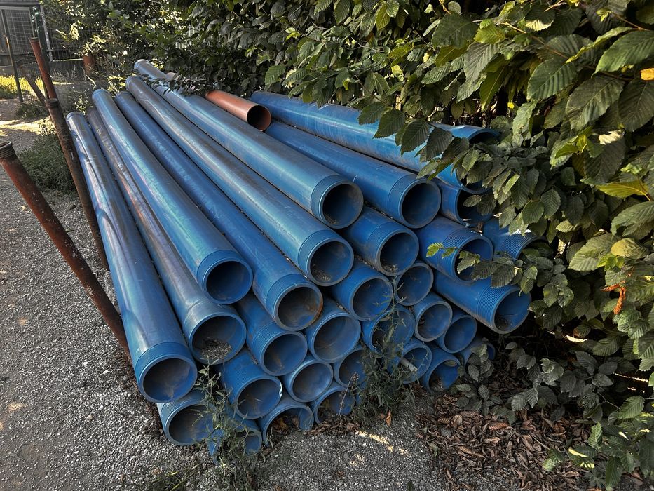 Tub, teava albastra PVC  puturi apa D200 R16 5m