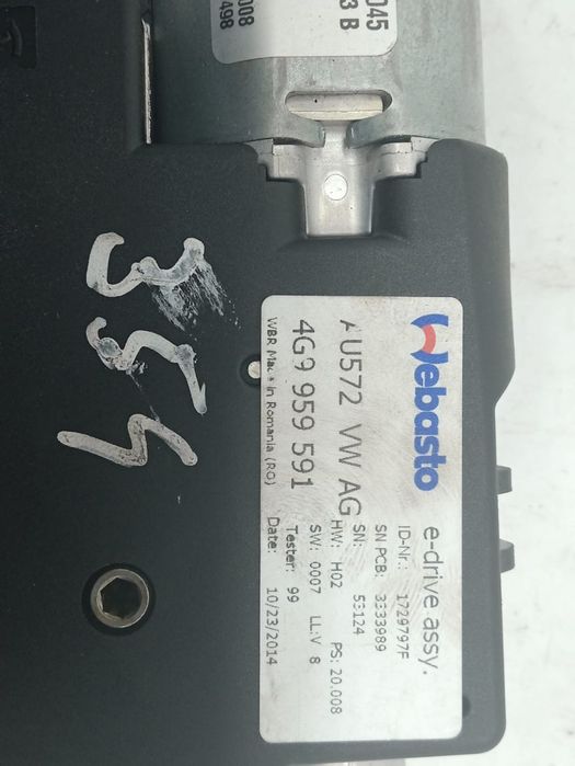 Motoras trapa panoramica 4g9959591 Audi A6 allroad C7 (facelift)  [din 2014 pana  2019]