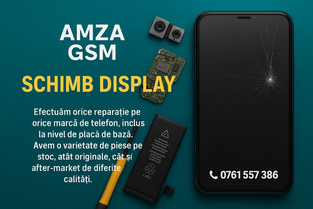 Decodare Deblocare Resoftare iPhone Samsung Xiaomi Cod Model Ecran