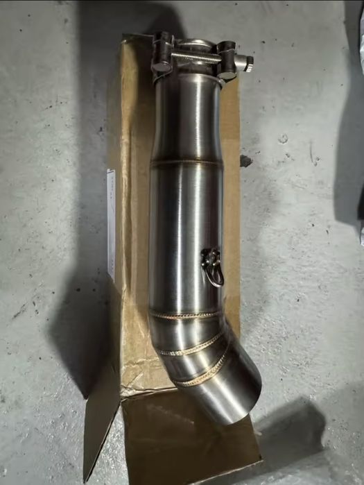 Evacuare mid pipe Honda Hornet PC41 2007-2013 cot intermediar teava legatura finala  NOUA