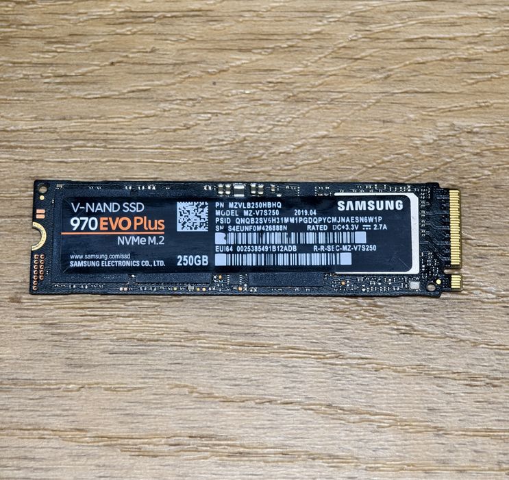 SSD Samsung 970 Evo Plus 250gb