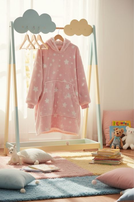 Детский плед худи