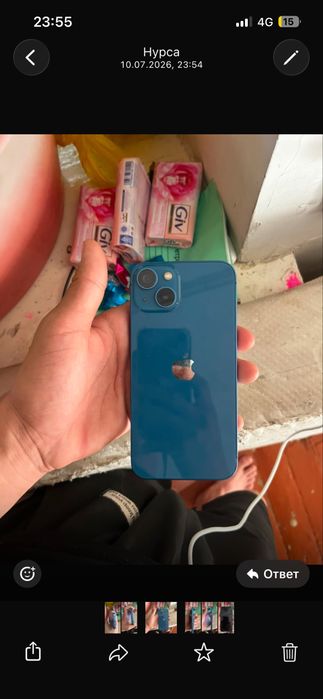 Айфон 13 в хорошем состояние