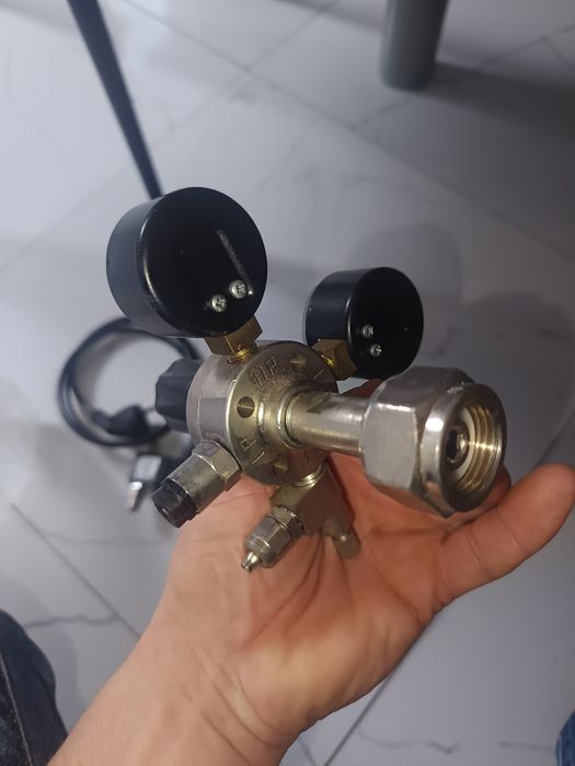 Vand electrovalva si manometru reductor cu reglaj fin