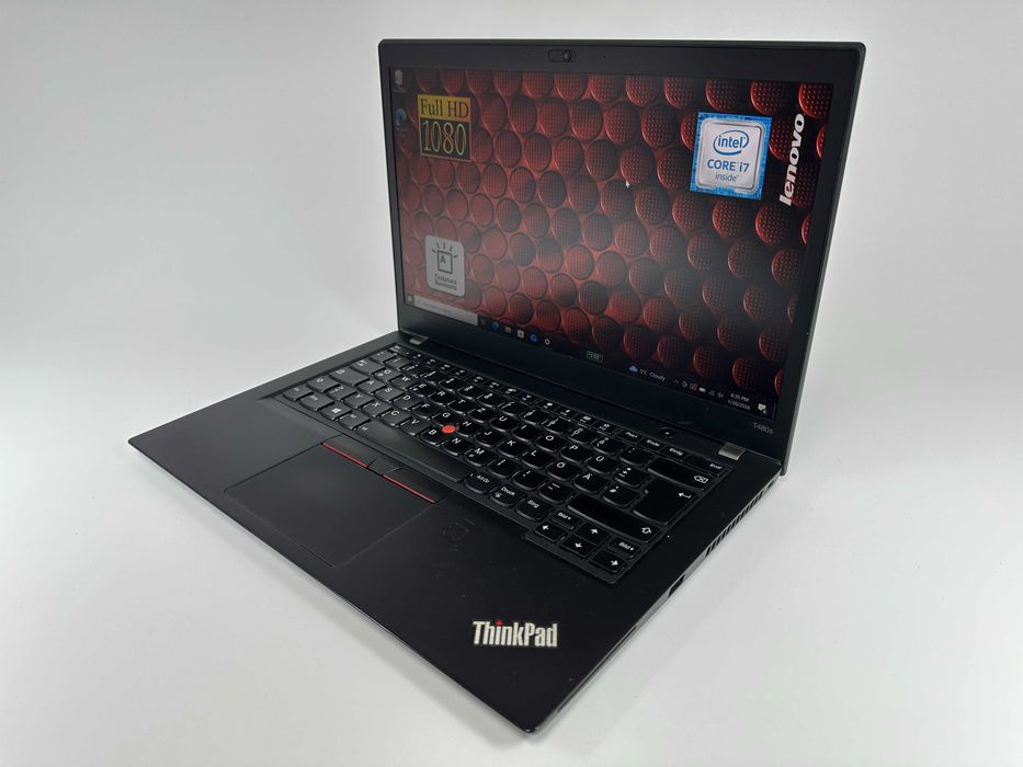 Laptop Lenovo T480s Intel i7 16gb_256ssd 14 inch Full HD Garantie 1 an