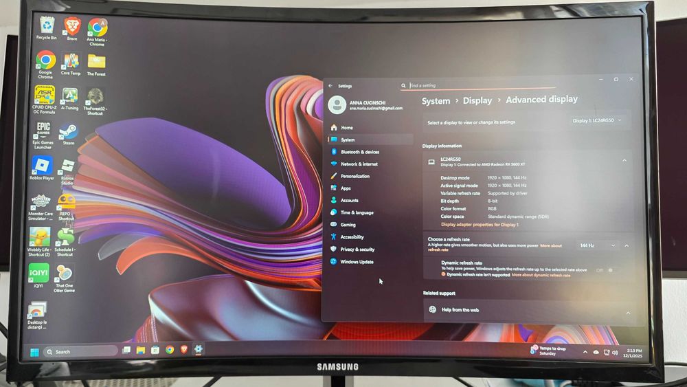 Sistem Complet PC Ryzen 3600 + RX5600 & 32GB Ram