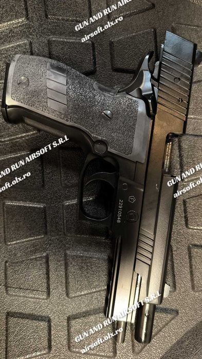 Pistol Modificat ~ Colt 5 JOULI! Cu Munitie BLOWBACK FULL METAL!! Co2