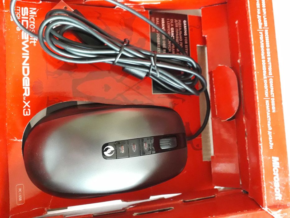 Игровая мышь Microsoft SIDEWINDER X3