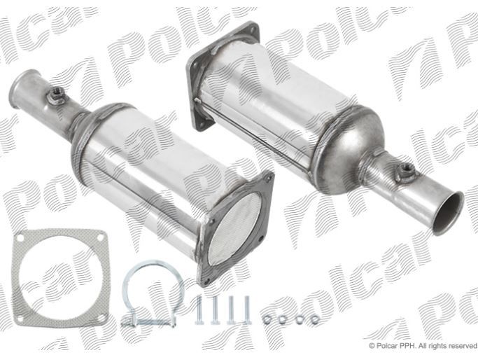 Filtru de particule Diesel DPF Citroen C5 I (DC) Motor 2.0 HDi, 2.0 HDi (Derhsb, Derhse), lungime 490 mm, OE 1731R9
