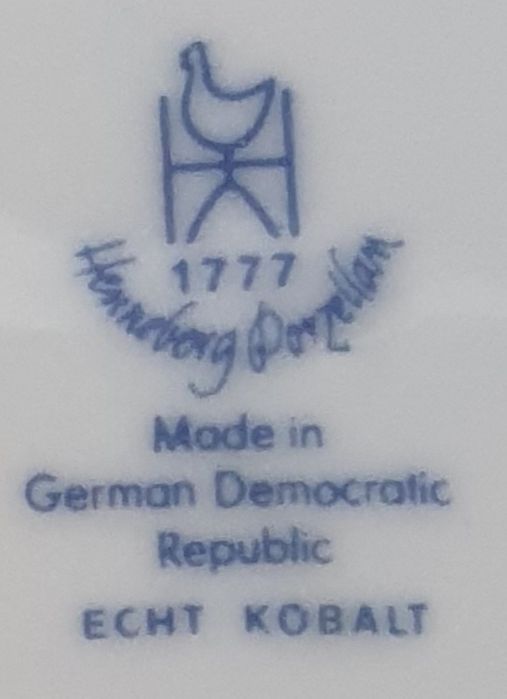 Portelan autentic EchtKobalt1777