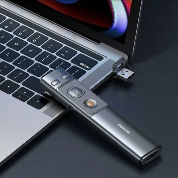 Kliker/Лазерная указка/презентер Baseus Orange Dot wireless(ACFYB -0G)