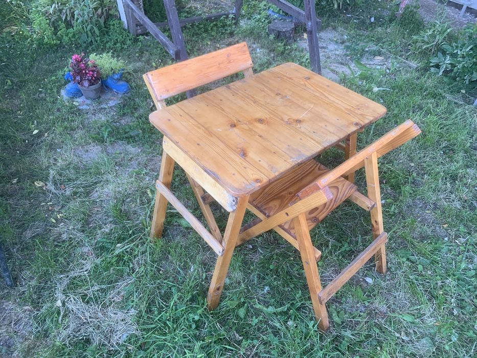 Set masa + 2 scaune pliabile gradina , balcon