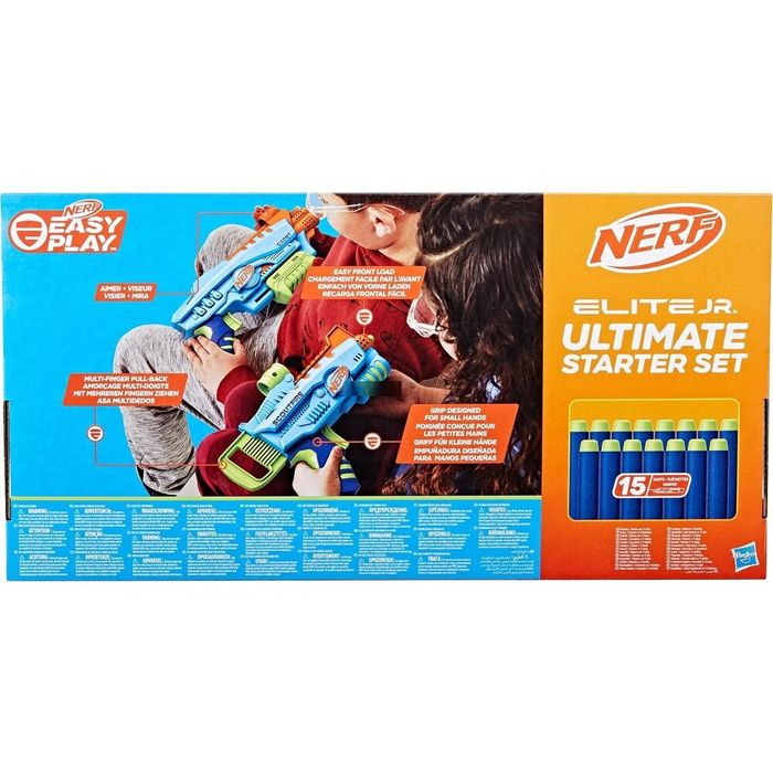 NERF Elite Jr Стартов пакет с 2 бластера и 15 стрели