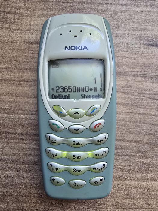Telefon Colectie: Nokia 3410 vers 3