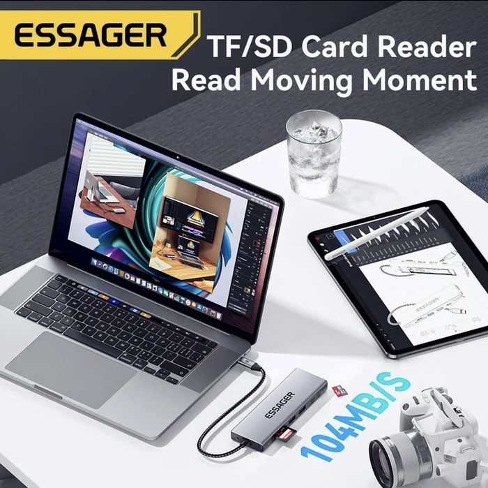 HUB станция для MacBook 8 в 1 с SSD на 1Tb