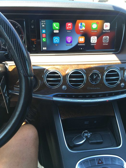 Apple CarPlay S-Class W222 Android Auto Mercedes Benz YouTube TV free