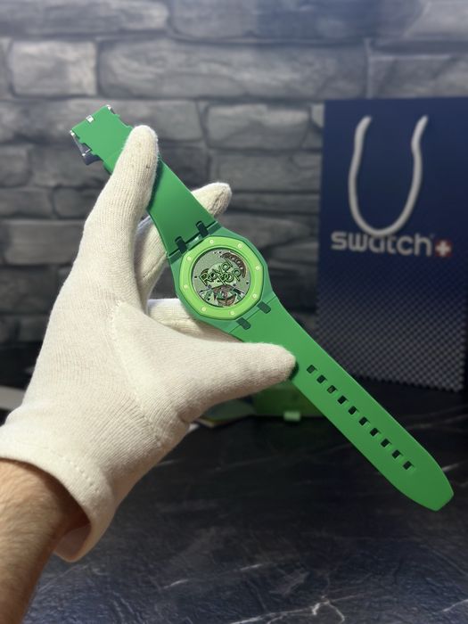 Audemars Piguet X Swatch “Green Eight” + Brățară