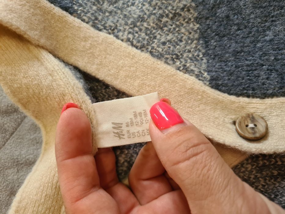 Детска зимна вълнена жилетка