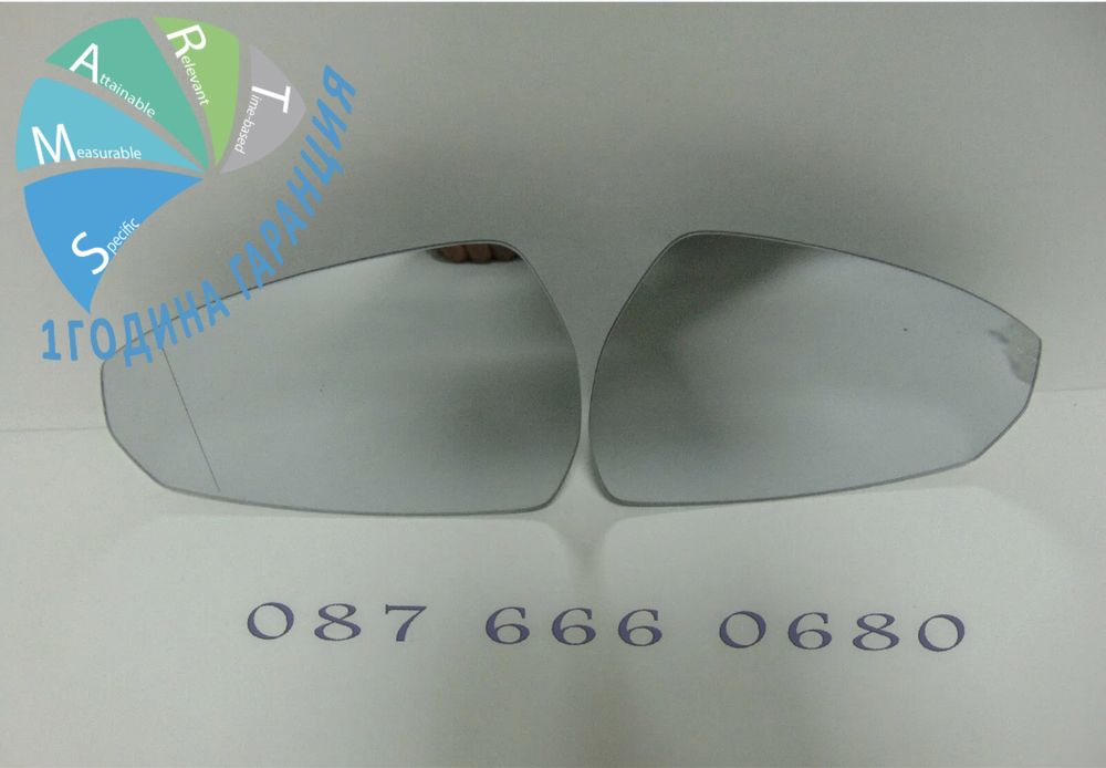 Стъкло за огледало Audi A3 (12-) ауди тонирано ляво дясно