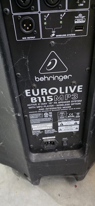 Set Behringer Boxe active