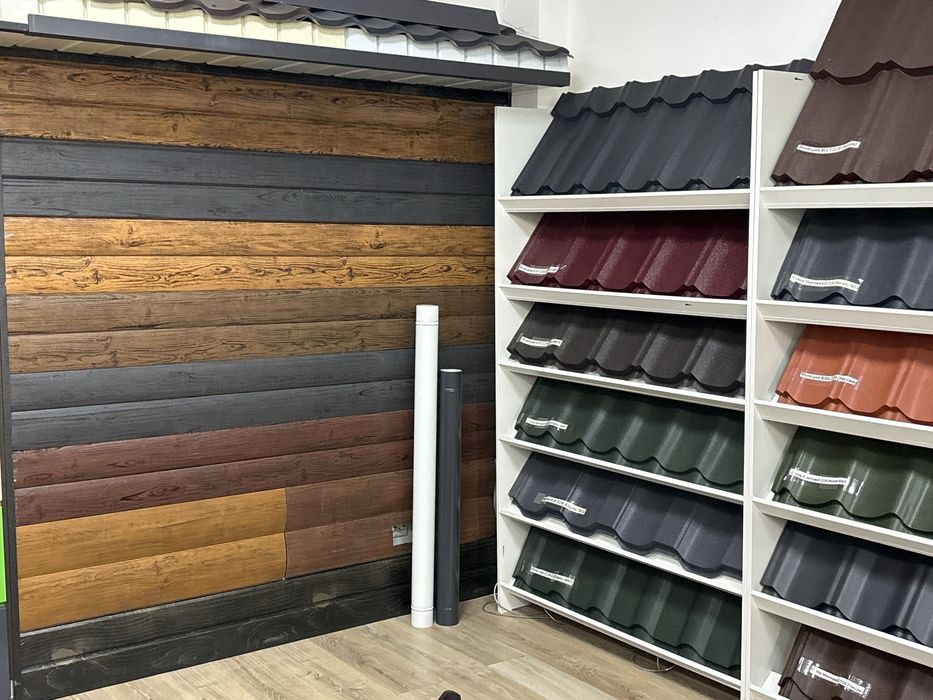 Металлочерепица, кровля, сайдинг, водосток