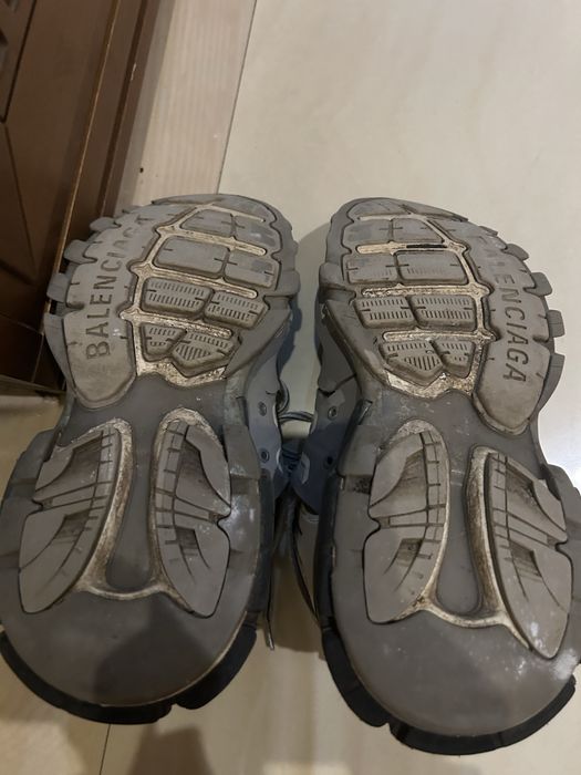 Balenciaga track gray and white,размер 37