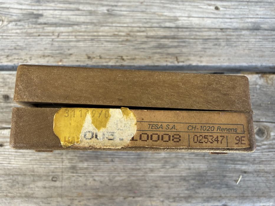 Șubler cu ceas elvețian TESA CCMA-M 0.02mm (Antichoc, Swiss Made) + Cutie