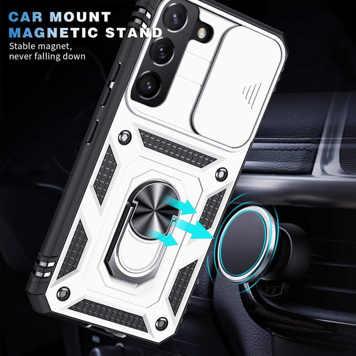 Husa Noua Telefon Samsung S22 5G cu protectie camera si suport