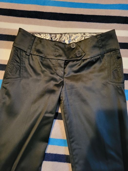 Pantaloni gala satin