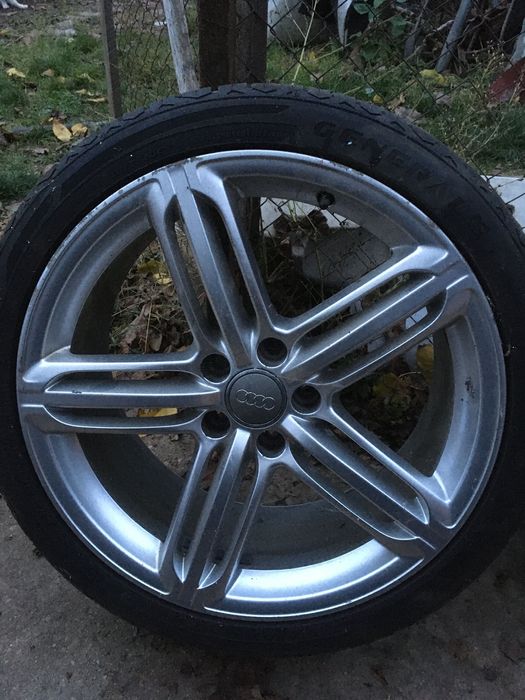 Set complet anvelope si jenti audi