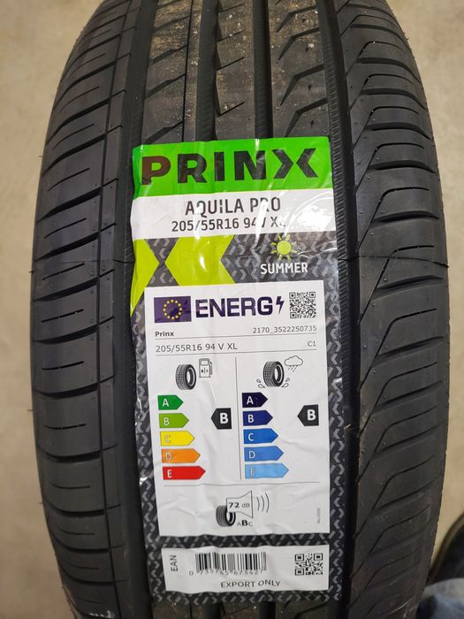 Нови летни гуми Prinx Aquila Pro 205/55R16