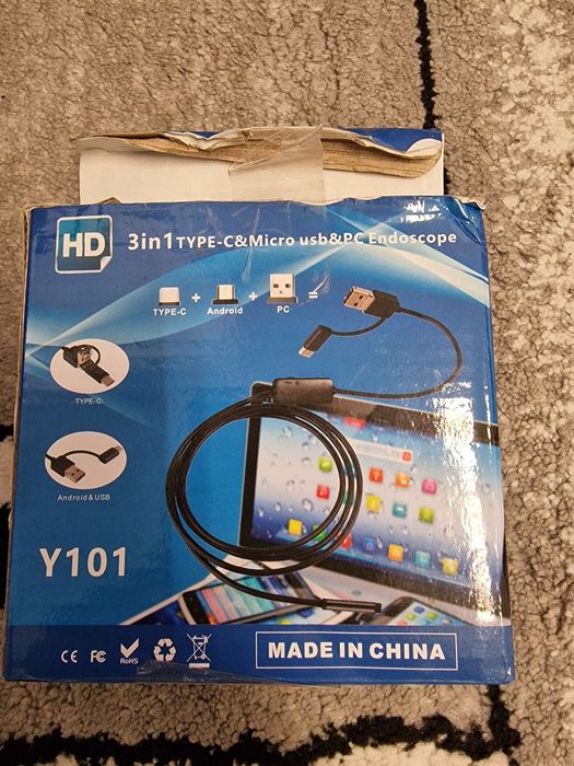 3 in 1 micro usb endoscop