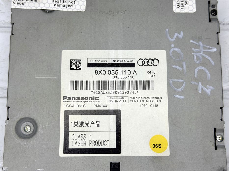 CD Чейнджър AUDI A6 A7 C7 4G 8X0035110A 8X0035110