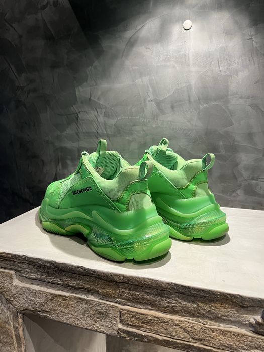 КАТО НОВИ Balenciaga Triple S Green 100% оригинални