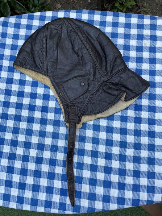 Casca de piele Luftfaffe ww2